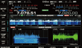 Mini spectrum scope and audio scope