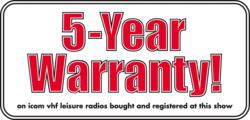 Great Offers and 5 Year Warranty on Icom Marine VHF Radios and AIS Products at the London Boatshow 2015