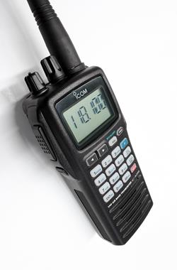 How can I tell if my Icom Airband radio is 8.33 kHz compliant?