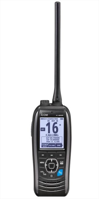 IC-M93D EURO, The World's Slimmest, Buoyant DSC Handheld Radio