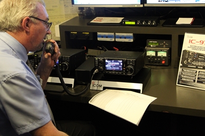 IC-9700 VHF/UHF/23CM SDR Transceiver Previewed at the National Radio Centre
