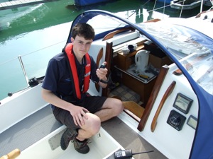 ICOM helps local youth to Sail His Dream