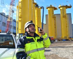 Digital Two Way Radio Assists in the Coordination of the Construction of One of the Largest Wind Farms in Europe